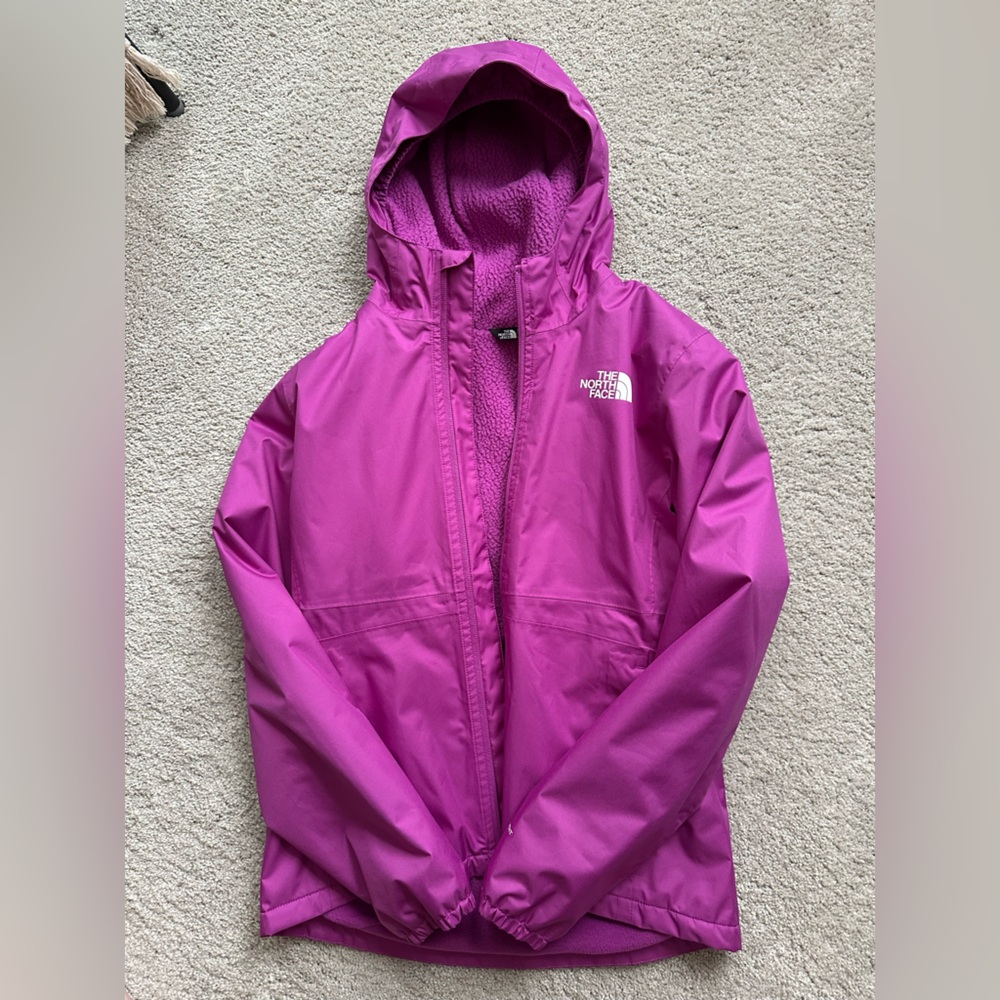 The North Face Magenta Hooded Jacket